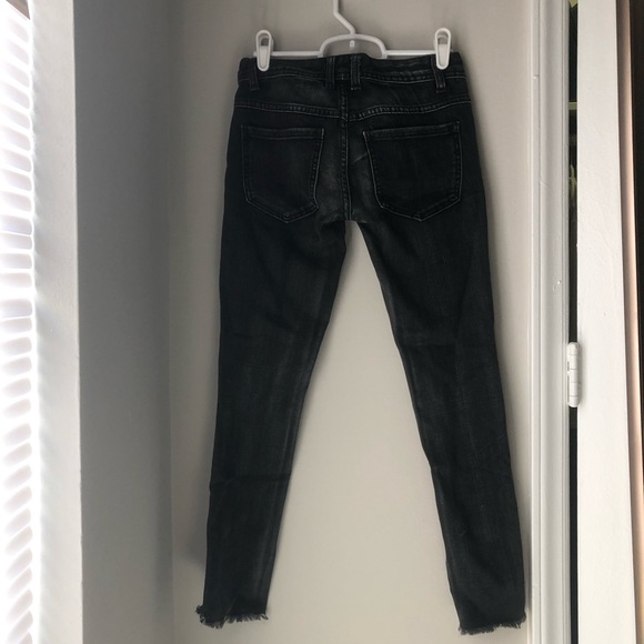 Free People Busted Knee Skinny Jeans - Picture 2 of 3